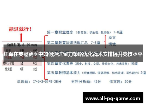 红军在英冠赛季中如何通过留力策略优化战术安排提升竞技水平